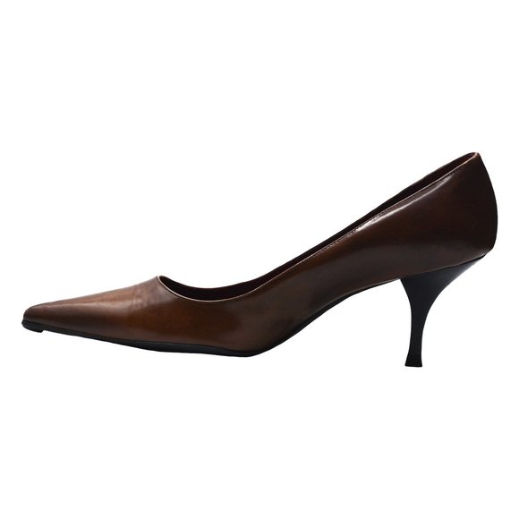 PRADA Women’s Sandalwood Pumps - Size 37.5 - New Heels & Toe Tap! Made in Italy! - Picture 4 of 16